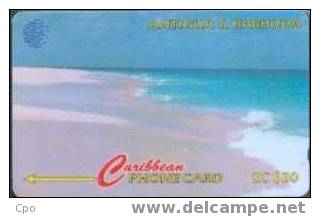 # ANTIGUA_BARBUDA 9 Pink Sand Beach $20 Landis&Gyr Tres Bon Etat - Antigua And Barbuda