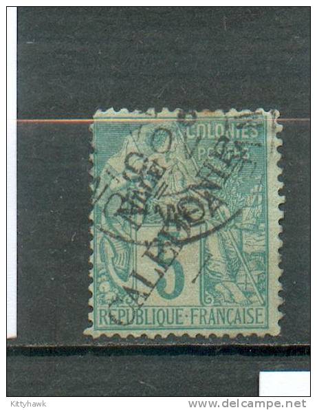 NCE 164 - YT 24 Obli - Une Grosse Rousseur Au Verso - Used Stamps