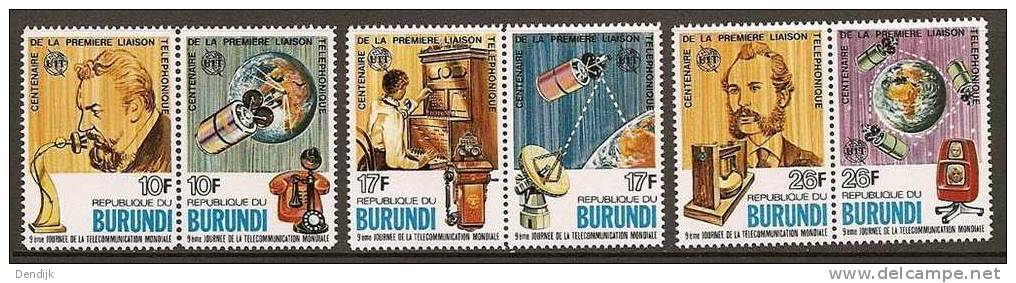 Burundi COB 731 / 736 ** - Neufs
