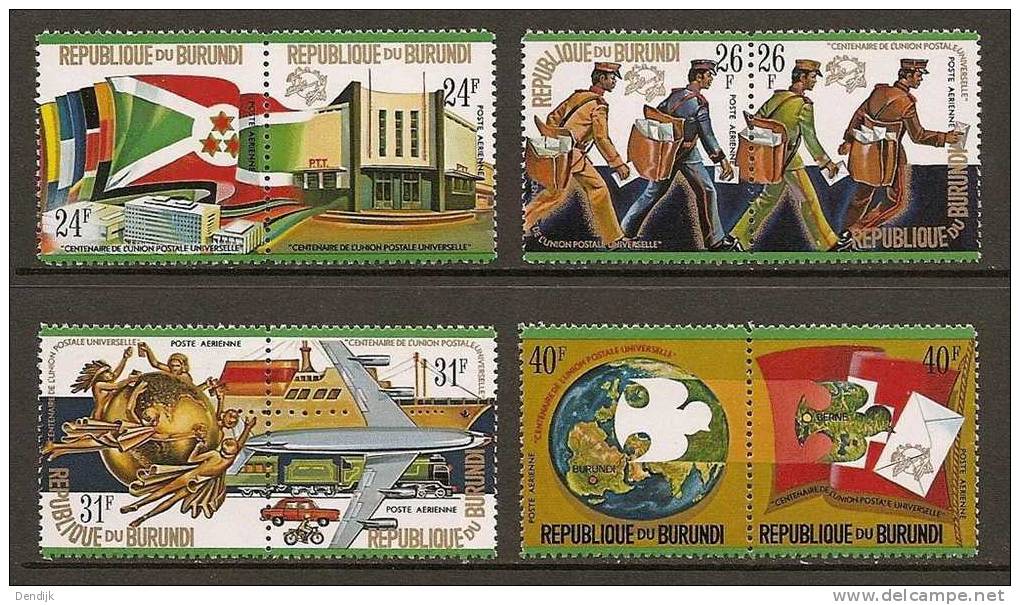 Burundi COB LP346 / LP353 - PA346 / PA353 ** - Unused Stamps