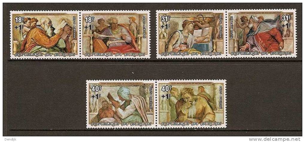 Burundi COB LP414 / LP419 - PA414 / PA419 ** - Unused Stamps