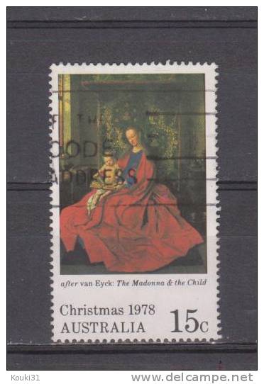 Australie YT 647 Obl : La Madone Et L´Enfant De Van Eyck , Tableau - Used Stamps