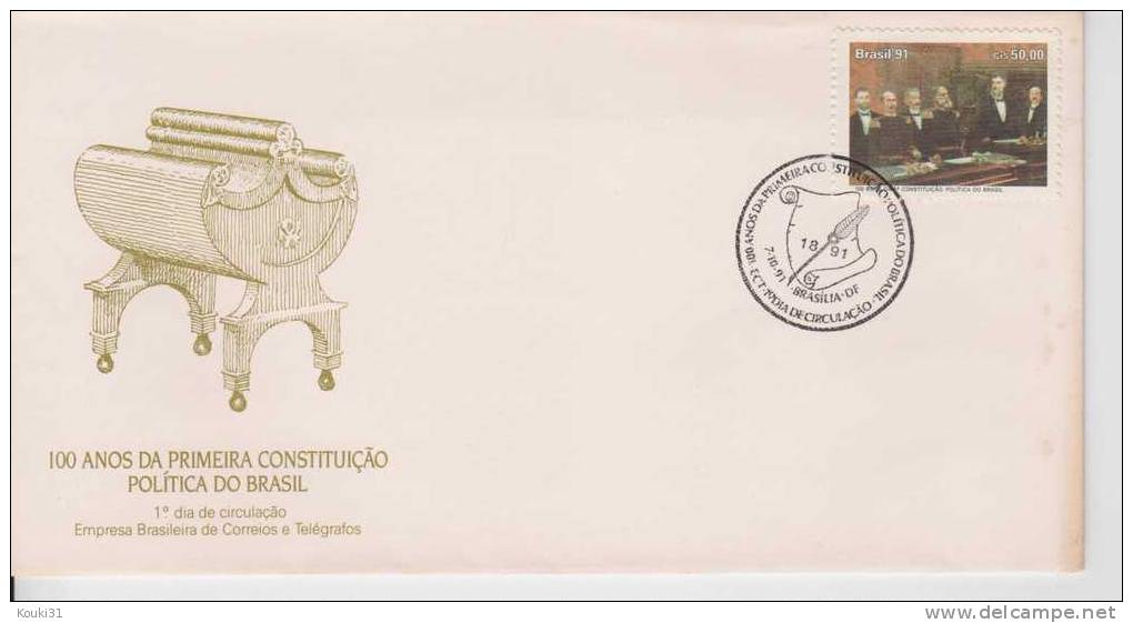 Brésil YT 2036 FDC : Constitution Du Brésil - FDC