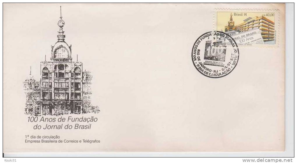 Brésil YT 2015 FDC : Journal - FDC