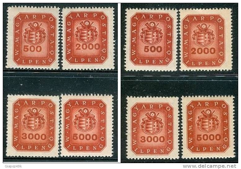 ● HONGRIE - UNGHERIA - 1946 -  N.  798 . . . . * / S.g.   -  Lotto  628 /29 - Unused Stamps