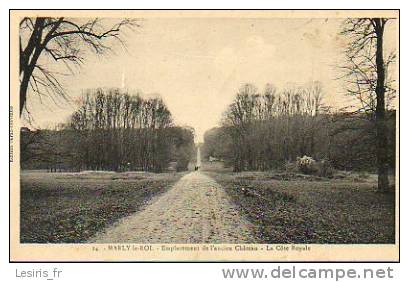 CPA - MARLY LE ROI  - EMPLACEMENT DE L'ANCIEN CHATEAU - LA COTE ROYALE - 24 - DURAN DESVEAUD - Marly Le Roi