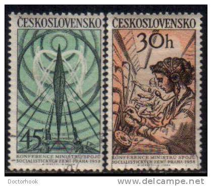 CZECHOSLOVAKIA   Scott #  868-9  VF USED - Used Stamps