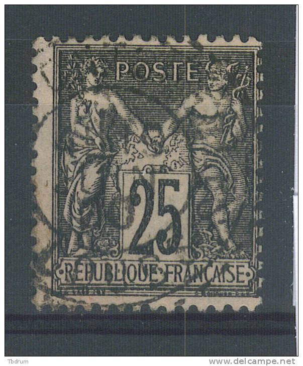 VEND N°97,CACHET B : LES FONTENELLES ( 24 ) - 1876-1898 Sage (Type II)