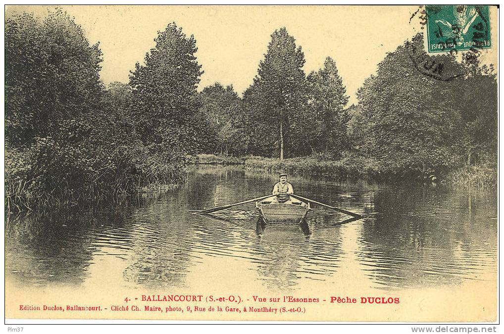 BALLANCOURT - Pèche Duclos - Voy. 1910 - Ballancourt Sur Essonne