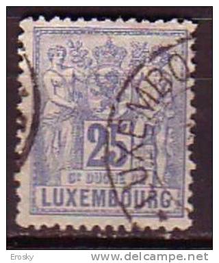 Q2650 - LUXEMBOURG Yv N°54 - 1882 Allegorie