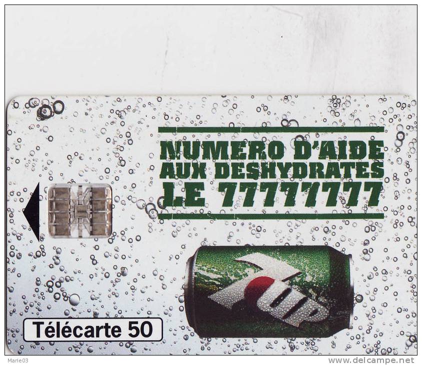 Télécarte 50 - Seven Up - Publicidad