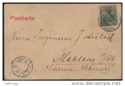 *GERMANY - DRACHENFELS-002 - PLATEAU U. RHEINPARTIE - 1904 - Drachenfels