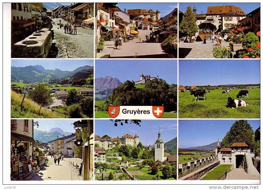 GRUYERES  - 9 Vues - N°   60931 - Gruyères