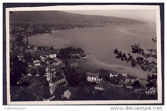 HAUTE SAVOIE - Duingt - Vue Générale Et Le Lac D'Annecy - Duingt