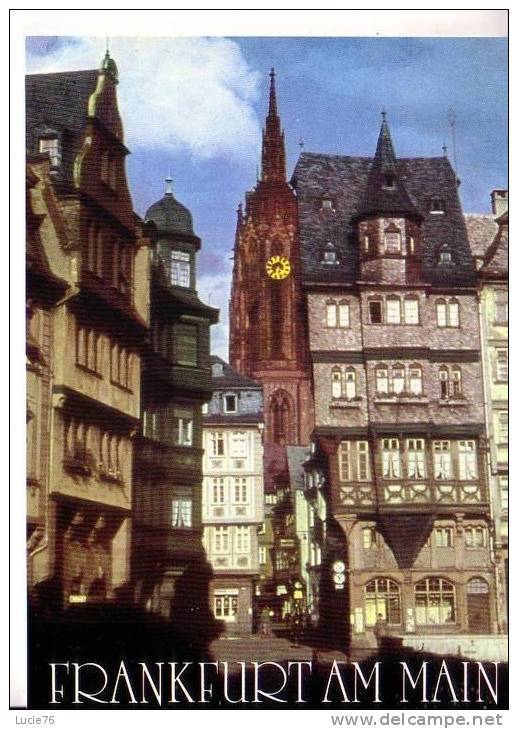 FRANKFURT  Am  Main  -   Haus  Zum Engel  - Blick Zum Dom   -  N° 125 - Frankfurt A. D. Oder