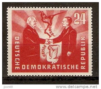 Germany (DDR) 1950  Deutsch-polnische Freundschaft.  (*) Mi.284 - Neufs