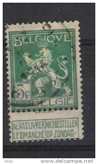 Belgie OCB 110 (0) - 1912 Pellens