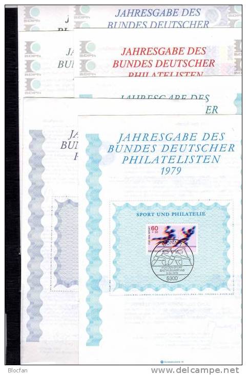 22 Ersttags - Blocks Mit SST Aus Jahresgabe 1979 - 2000 BRD Nummeriert 382€ - Collections (with Albums)