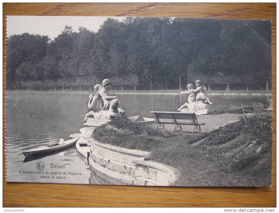 CPA Beloeil Hainaut Belgique Embarcadère Du Bassin De Neptune - Beloeil