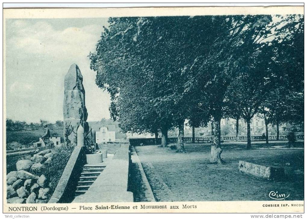 NONTRON - Place Saint-Etienne Et Monument Aux Morts - Nontron