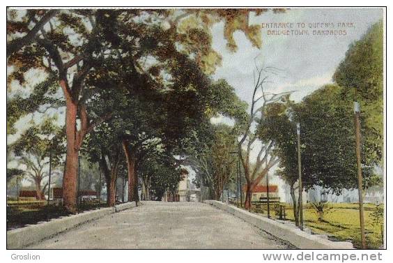 BARBADOS  10 ENTRANCE TO QUEEN'S PARK  BRIDGETOWN - Barbados