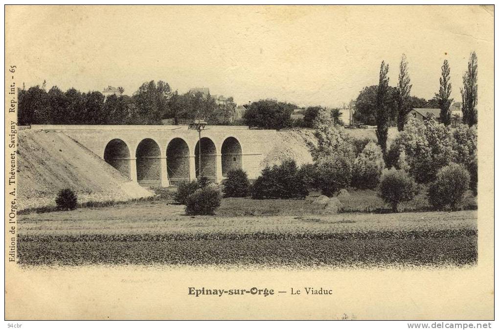 CPA (  91) EPINAY SUR ORGE Le Viaduc - Epinay-sur-Orge