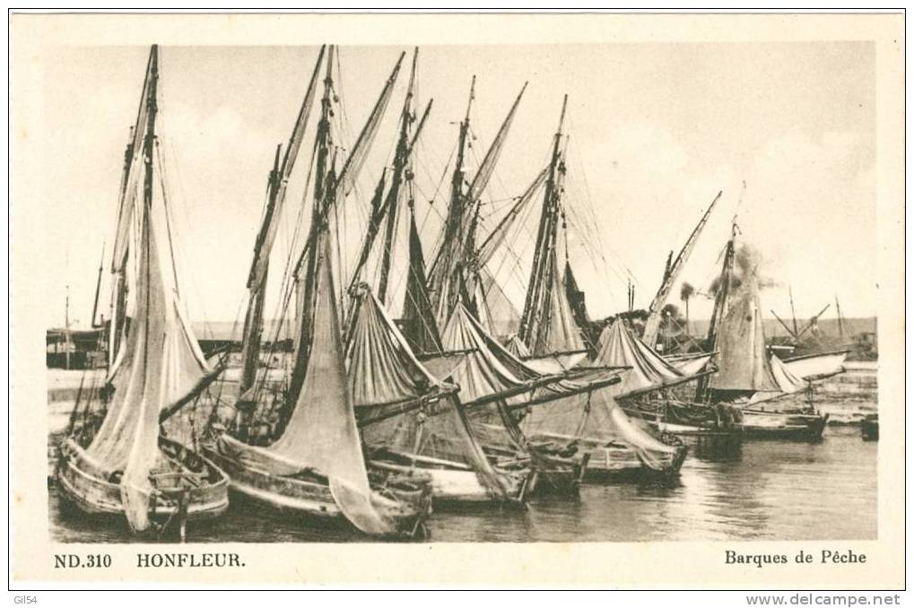 Honfleur - Barques De Pêche  --  Jc135 - Honfleur