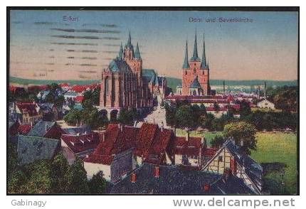 *GERMANY - ERFURT-020 - DOM UND SEVERIKIRCHE - 1926 - Erfurt