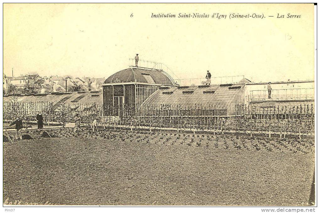 IGNY - Institution Saint Nicolas - Les Serres  - Voy. 1906 - Igny