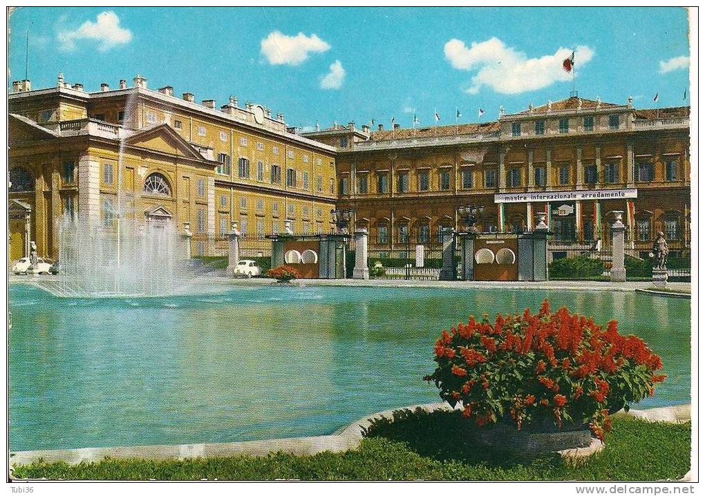 MONZA / VILLA REALE / COLORI VIAGGIATA  1968 /  VETTURA DI EPOCA /  MOSTRA INTERNAZIONALE ARREDAMENTO/ - Monza