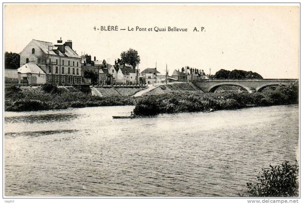 BLERE - Le Pont Et Quai Bellevue - Bléré