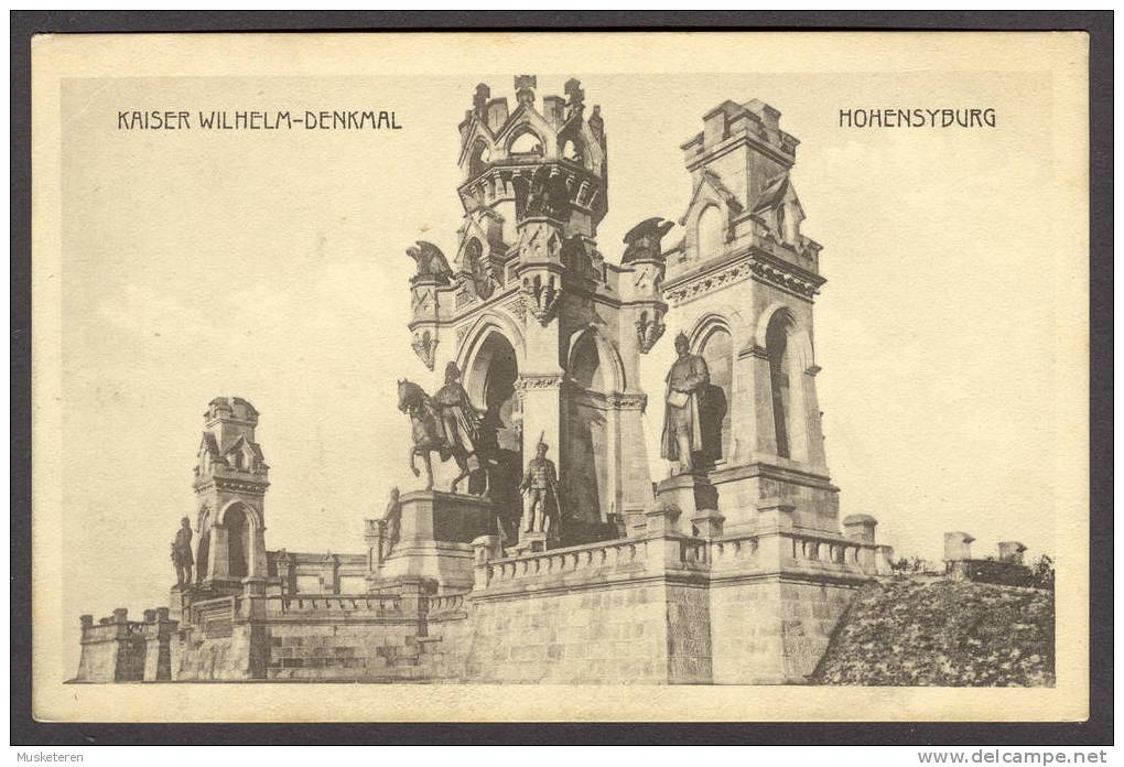 Germany Nord Rhine-Westphalia Siegburg Sigiburg Syburg Hohensyburg Kaiser Wilhelm Denkmal Alte Postkarte Old Card Mint - Siegburg