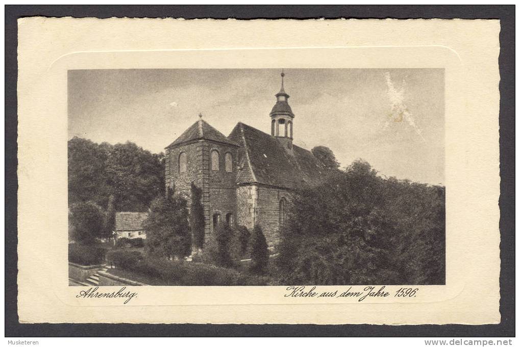 Germany Nord Rhine-Westphalia Ahrensburg Arnsberg Kirche Aus Dem Jahre 1596 Alte Postkarte Old Card Mint - Arnsberg