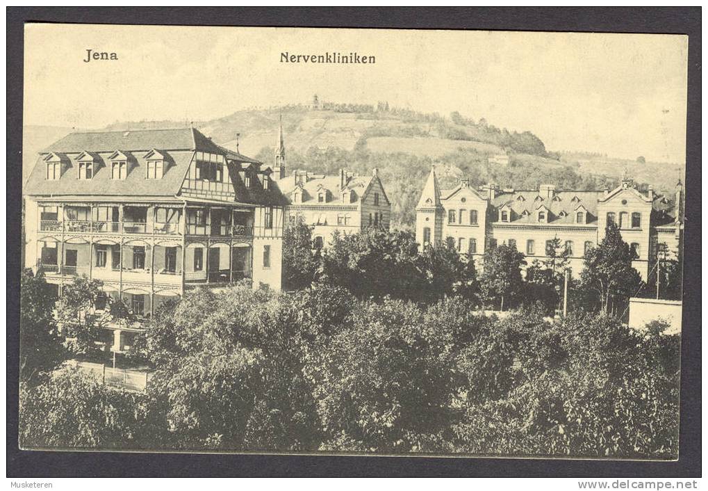 Germany Thuringia Thüringen Jena Nervenkliniken Alte Postkarte Old Card Mint - Jena