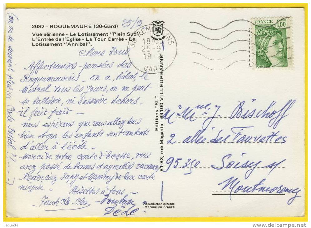 ROQUEMAURE (Gard) Vue Aerienne Multivues 5 Vues +1 Blason  N° 2082 - Roquemaure