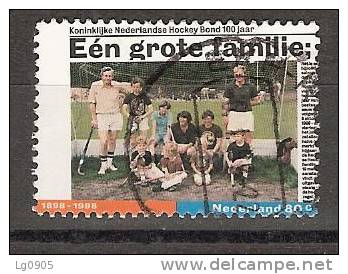 NVPH Holanda Netherlands Nederland Pays Bas 1762 Used; Hockey, Jouer Au Hockey, Jugar Hokey 1998 - Hockey (Field)
