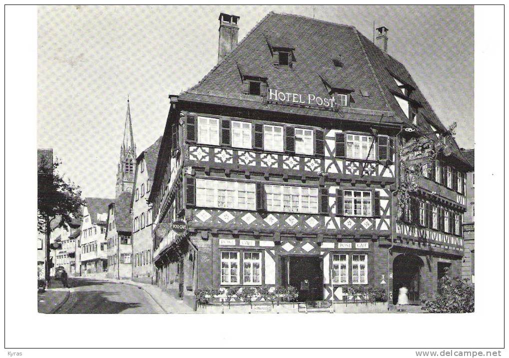 CPA HOTEL POST NAGOLD ScHwartzwald - Wald