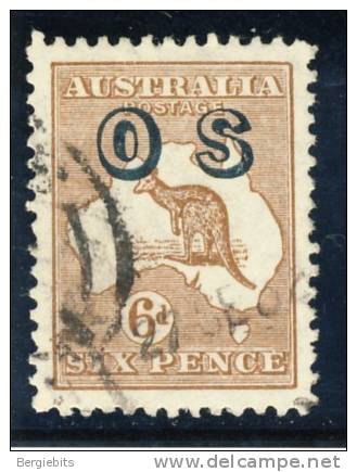 1932 Australia Kangaroo Official  Stamp Overprinted OS ,VF Used And Scarce! - Servizio