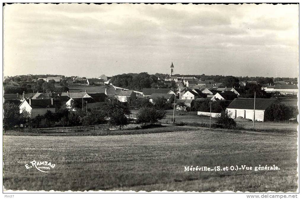 MEREVILLE - Vue Générale - CPSM - Mereville