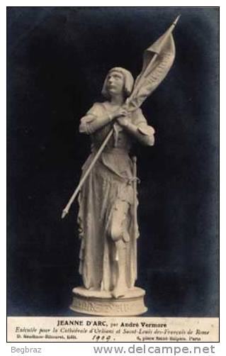 JEANNE D ARC      ANDRE VERMARE     STATUE - Histoire