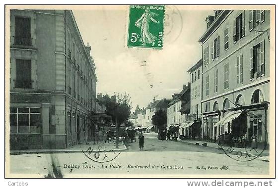 01 BELLEY La Poste  Boulevard Des Capucines - Belley