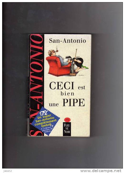 Poche San Antonio Ceci Est Bien Une Pipe Fleuve Noir - San Antonio