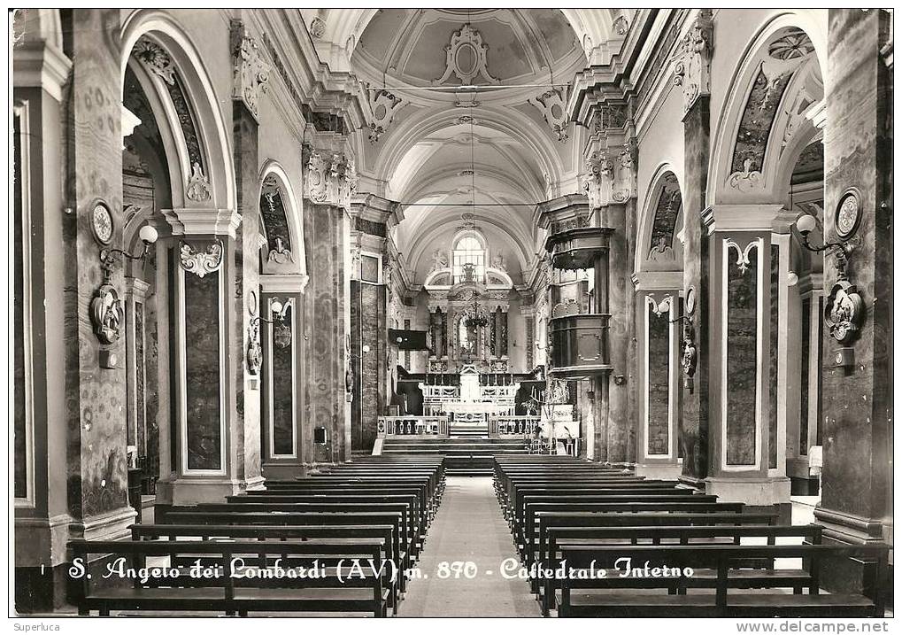 S.angelo Dei Lombardi(av) M.870-cattedrale Interno - Avellino