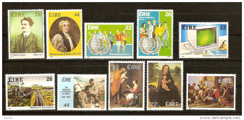 Ierland Irlande Eire 1985 Entre Yvertnr. 576 Et 585 *** MNH Cote 16,50 Euro - Unused Stamps