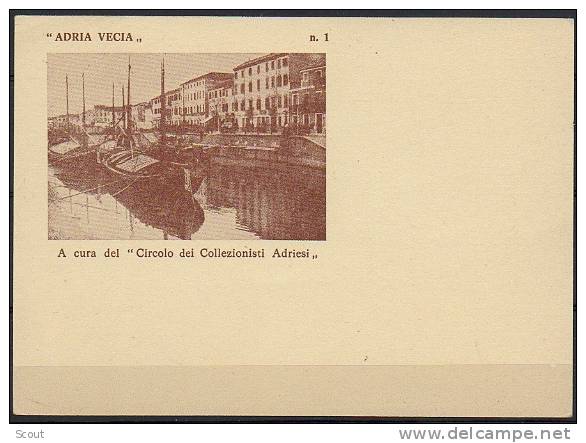 ITALIA  - ITALY - ITALIE - 22/01/1982 - ADRIA (RO) - CARTOLINA POSTALE A TARIFFA RIDOTTA LIRE 60 (°) - Interi Postali