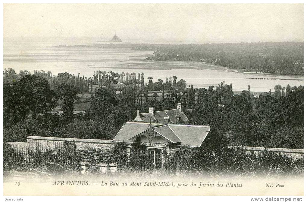 Avranches - La Baie Du Mont Saint-Michel, Prise Du Jardin Des Plantes - Avranches