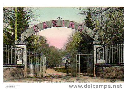 CPA - CHARBONNIERES LES BAINS - ENTREE DU CASINO - 325 - M. T. I. L. - ANIMEE - OUVERTURE DIMANCHE 3 MAI 1905 - Charbonniere Les Bains