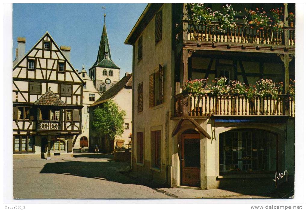 TURCKHEIM . Place Turenne En 1967 .Voir Recto Verso (B764) - Turckheim