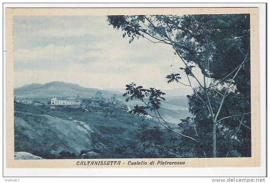 C612- CALTANISSETTA - CASTELLO DI PIETRAROSSA  - F.P. NON VIAGGIATA - Caltanissetta