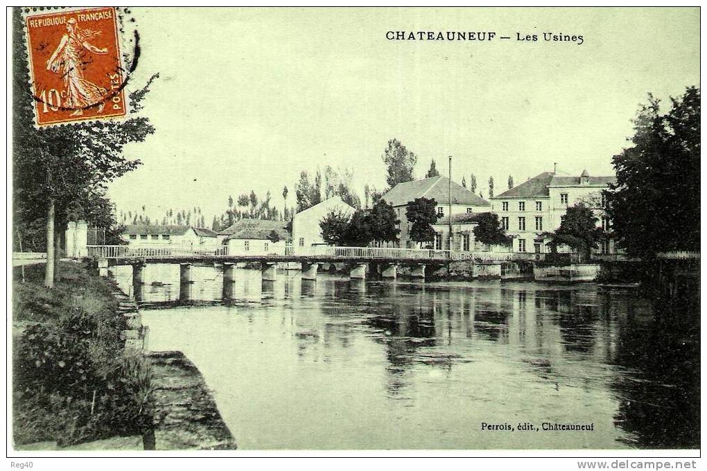 D16 - CHATEAUNEUF   -  LES USINES - Chateauneuf Sur Charente